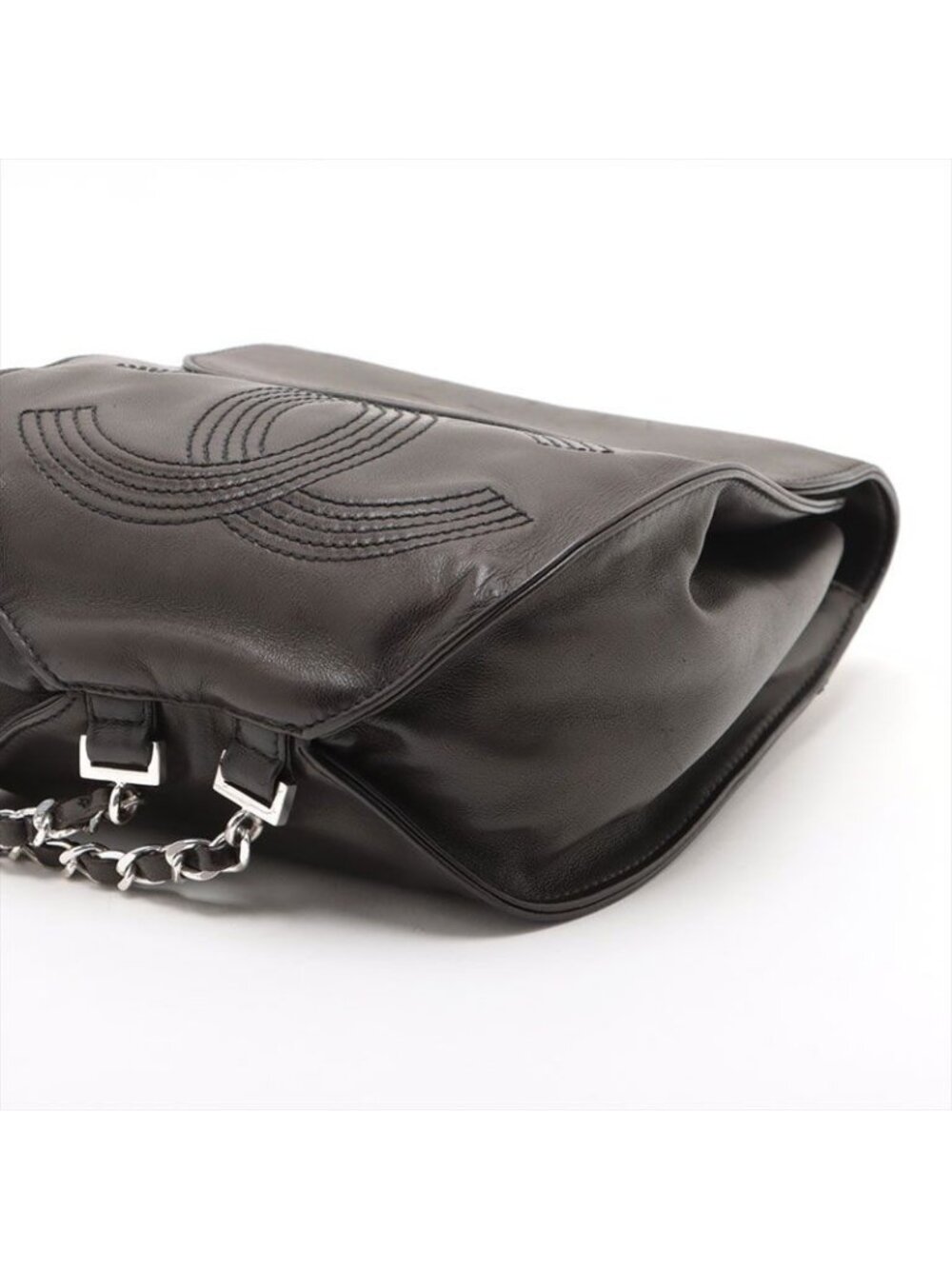 Chanel Backpack Lambskin CC Logo - Picture 4 of 10